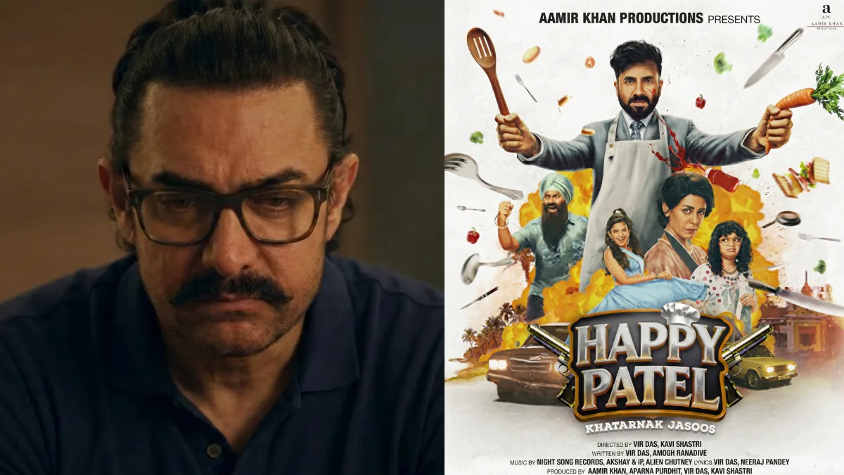 Vir Das in a scene from the movie Happy Patel produced by Aamir Khan