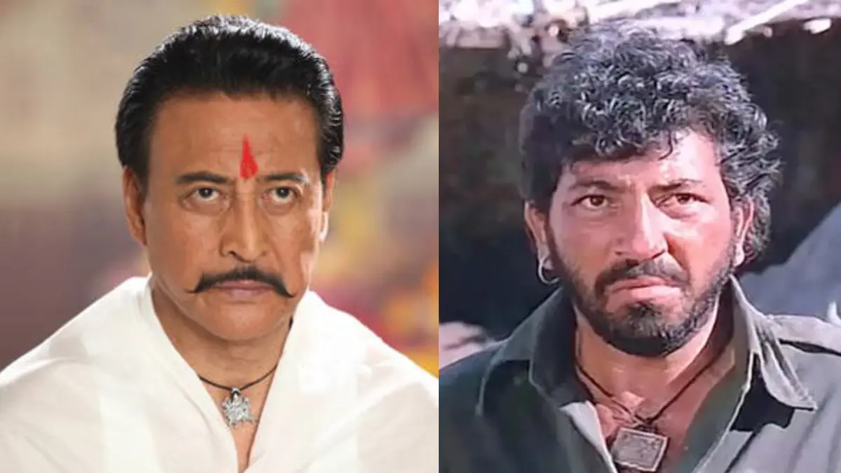 Danny Denzongpa and Amjad Khan iconic look as Gabbar Singh