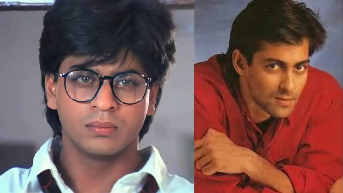 Shah Rukh Khan and Salman Khan with Baazigar untold story background